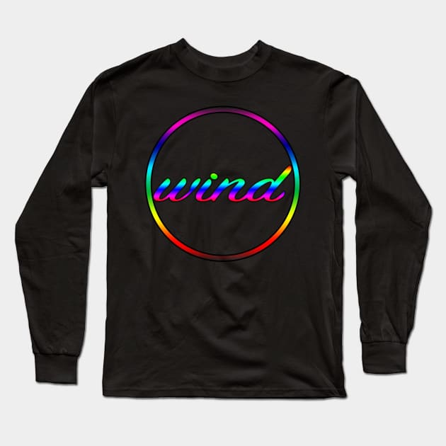 Wind Long Sleeve T-Shirt by lenn